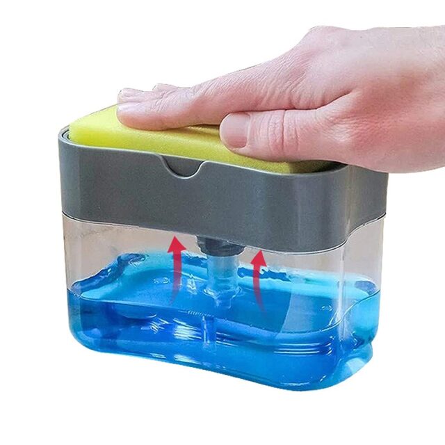 Soap Dispenser and Sponge Holder