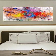Large Size Abstract Coloful Oil Paintings on Canvas Modern Canvas Posters and Prints Fashion Wall Pictures for Living Room Decor